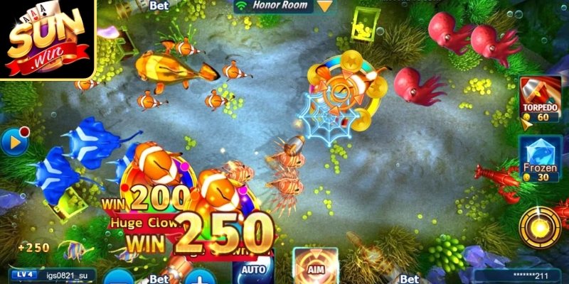 Bắn Cá 3D Sunwin – Trải Nghiệm Game Săn Cá Đổi Thưởng Lớn 2 Các tính năng và hũ trong game