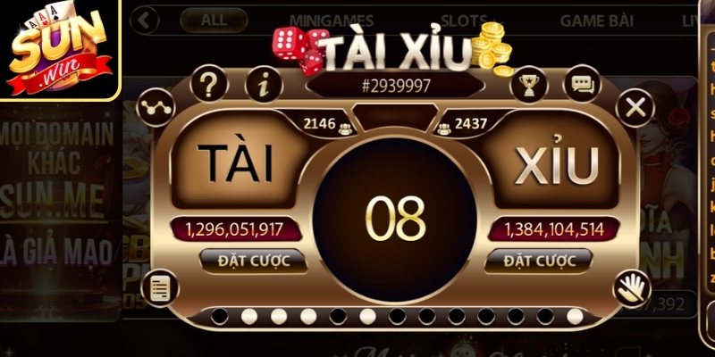 Luật chơi tài xỉu online