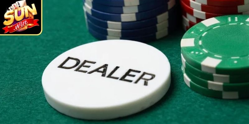 Dealer Button dùng để thiết lập trật tự ván
