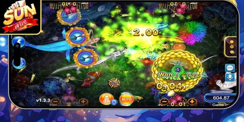 Các bàn game bắn cá đều đẹp mắt