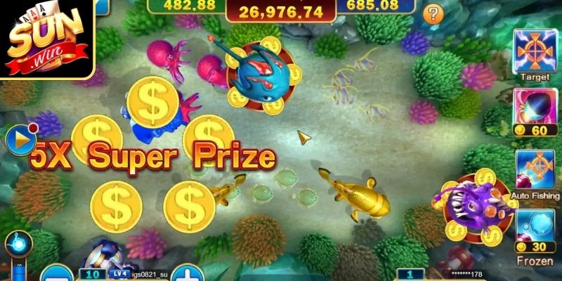 Tối ưu sát thương nhờ kho vũ khí của jackpot fishing 